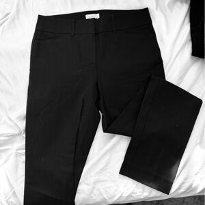 LOFT Black Skinny Ankle Pants